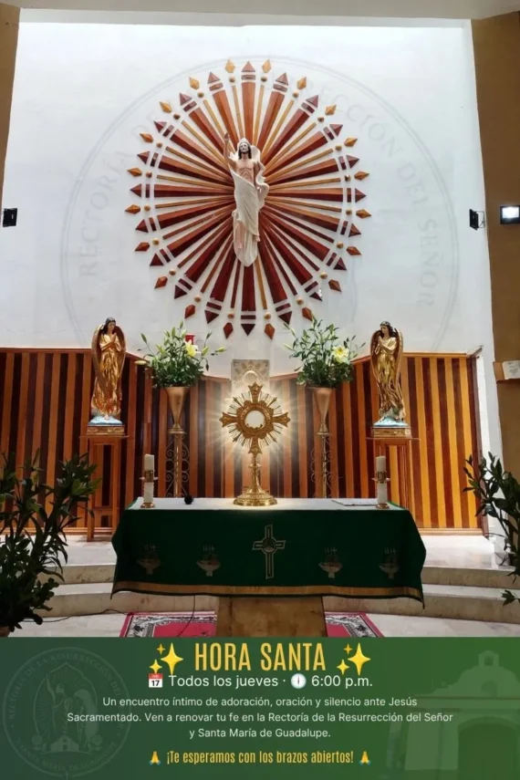 Hora Santa | Rectoría de la Resurrección del Señor y Santa María de Guadalupe » Rectoría de la Resurrección del Señor